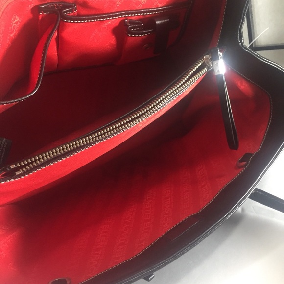 ‼️SOLD‼️ ELLEN TRACY Black Large Black Tote - Picture 4 of 8